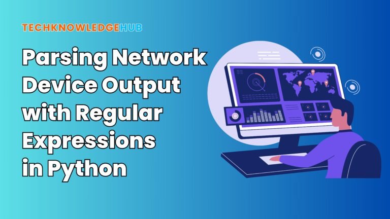 Parsing Network Device Output with Regular Expressions in Python